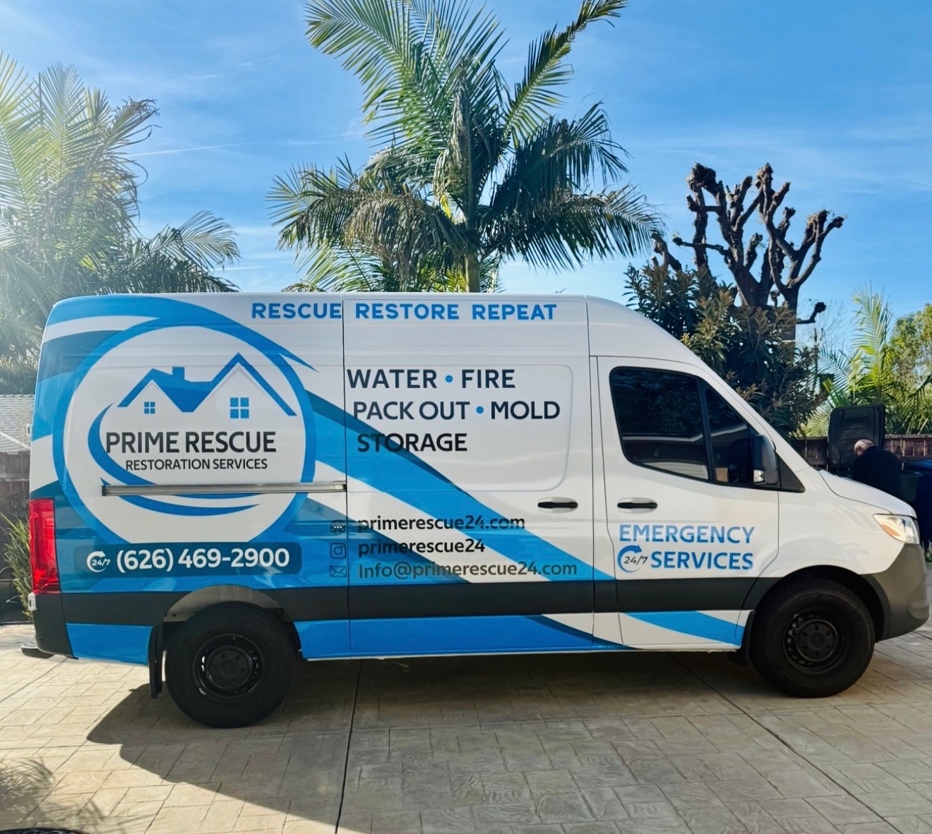 Prime Rescue service van